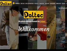 Tablet Screenshot of daltec.ch